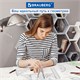 Готовальня BRAUBERG SCHOOL KIT, 8 предметов, циркуль 115 мм, чертежные принадлежности, лавандовый цвет, 210703 210703