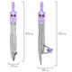 Готовальня BRAUBERG SCHOOL KIT, 11 предметов, циркуль 115 мм, циркуль 125 мм, чертежные принадлежности, лавандовый цвет, 210714 210714