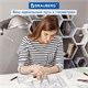Готовальня BRAUBERG SCHOOL KIT, 9 предметов, циркуль 125 мм, чертежные принадлежности, мятный цвет, 210716 210716
