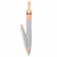 Готовальня BRAUBERG SCHOOL KIT, 9 предметов, циркуль 125 мм, чертежные принадлежности, персиковый цвет, 210715 210715