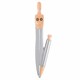 Готовальня BRAUBERG SCHOOL KIT, 9 предметов, циркуль 125 мм, чертежные принадлежности, персиковый цвет, 210715 210715