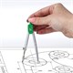 Готовальня BRAUBERG "Klasse", 7 предметов: циркуль+кронциркуль, рейсфедер + держатель, 2 вставки, грифель, 210344 210344