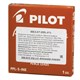 Грифели запасные 0,5 мм, HB, PILOT, КОМПЛЕКТ 12 штук, Polymer Leads, PPL-5 180970