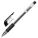 Ручка гелевая с грипом STAFF "Basic Needle" GP-679, ЧЕРНАЯ, игольчатый узел 0,5 мм, линия письма 0,35 мм, 143679 143679