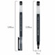Ручки гелевые BRAUBERG X-WRITER 1800, УВЕЛИЧЕННАЯ ДЛИНА ПИСЬМА 1 800 м, ЧЕРНЫЕ, НАБОР 4 ШТУКИ, стандартный узел 0,5 мм, 144136 144136