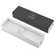 Ручка шариковая PARKER "IM Core Black Lacquer CT", черный глянцевый лак, детали хром, синяя, 1931665 142530