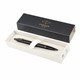 Ручка шариковая PARKER "IM Achromatic Black BT", черный матовый, нержавеющая сталь, синяя, 2127618 143769