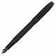 Ручка перьевая PARKER "IM Achromatic Black BT", черный матовый, нержавеющая сталь, синяя, 2127741 143767