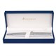 Ручка подарочная шариковая WATERMAN "Hemisphere Stainless Steel CT", серебристый корпус, палладиевое покрытие, синяя, S0920470 141694
