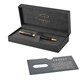 Ручка шариковая PARKER "Sonnet Core Matt Black GT", черный матовый лак, позолота, черная, 1931519 142359