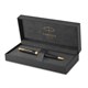 Ручка шариковая PARKER "Sonnet Core Matt Black GT", черный матовый лак, позолота, черная, 1931519 142359