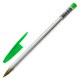 Ручка шариковая STAFF "Basic Budget BP-04", ЗЕЛЕНАЯ, линия письма 0,5 мм, с штрихкодом, 143871 143871