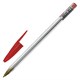 Ручка шариковая STAFF "Basic Budget BP-04", КРАСНАЯ, линия письма 0,5 мм, с штрихкодом, 143870 143870