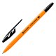 Ручка шариковая BRAUBERG "ULTRA ORANGE", ЧЕРНАЯ, узел 0,7 мм, чернила ГЕРМАНИЯ, наконечник ШВЕЙЦАРИЯ, 143563 143563