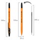Ручка шариковая BRAUBERG "ULTRA ORANGE", ЧЕРНАЯ, узел 0,7 мм, чернила ГЕРМАНИЯ, наконечник ШВЕЙЦАРИЯ, 143563 143563