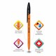 Ручка шариковая BRAUBERG "ULTRA ORANGE", ЧЕРНАЯ, узел 0,7 мм, чернила ГЕРМАНИЯ, наконечник ШВЕЙЦАРИЯ, 143563 143563