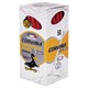 Ручка шариковая CORVINA (Италия) "51 Classic", КРАСНАЯ, корпус прозрачный, узел 1 мм, линия письма 0,7 мм, 40163/03 140302