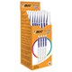 Ручка шариковая BIC "Cristal UP", СИНЯЯ, корпус белый, узел 1,2 мм, линия письма 0,35 мм, 949879 142916