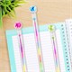 Ручка с топпером гелевая ЮНЛАНДИЯ "Хрустальный шар", ассорти, РАДУЖНЫЕ чернила, игольчатый пишущий узел 0,7 мм, 143785 143785