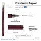 Ручка шариковая BRUNO VISCONTI PointWrite, СИНЯЯ, Original, корпус ассорти, линия письма 0,38 мм, 20-0210 143619