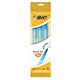 Ручки шариковые BIC "Round Stic", НАБОР 3 шт., СИНИЕ, узел 1 мм, линия письма 0,32 мм, пакет, 9021522 143984
