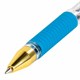 Ручки шариковые с грипом BRAUBERG "X-ONE", НАБОР 10 ШТУК, СИНИЕ, корпус прозрачный, узел 0,5 мм, линия письма 0,35 мм, 143990 143990