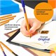 Ручки шариковые BIC "Orange Fine", НАБОР 8 шт., СИНИЕ, линия письма 0,32 мм, пакет, 919228 143982