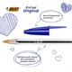 Ручки шариковые BIC "Cristal Original", НАБОР 10 шт., СИНИЕ, узел 1 мм, линия письма 0,32 мм, пакет, 830863 143972
