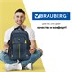 Рюкзак BRAUBERG TITANIUM универсальный, 3 отделения, синий, желтые вставки, 45х28х18 см, 270768 270768