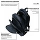 Рюкзак BRAUBERG TITANIUM универсальный, 3 отделения, черный, желтые вставки, 45х28х18 см, 224385 224385