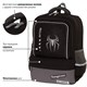 Рюкзак BRAUBERG STAR, 1 отделение, 5 карманов, "Spider", черный, 40х29х13 см, 229978 229978
