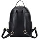 Рюкзак из экокожи BRAUBERG PODIUM женский, с отделением для планшета, черный, 34x25x13 см, 270817 270817