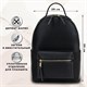 Рюкзак из экокожи BRAUBERG PODIUM женский, с отделением для планшета, черный, 34x25x13 см, 270817 270817