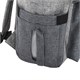 Рюкзак для мамы BRAUBERG MOMMY, крепления для коляски, термокарманы, серый, 41x24x17 см, 270818 270818