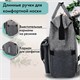 Рюкзак для мамы BRAUBERG MOMMY, крепления для коляски, термокарманы, серый, 41x24x17 см, 270818 270818