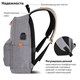 Рюкзак BRAUBERG URBAN универсальный, с отделением для ноутбука, USB-порт, "Energy", серый, 44х31х14 см, 270806 270806