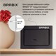 Сейф мебельный BRABIX "SF-140KL", 140х195х140 мм, ключевой замок, черный, 291140, S103BR210114 291140