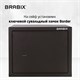Сейф мебельный BRABIX "SF-280KL", 280х350х300 мм, ключевой замок, черный, 291148, S103BR212314 291148