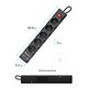 Сетевой фильтр DEFENDER DFS 753, 5 розеток, 2 разъема USB, 3 м, черный, 99753 512732
