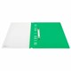 Скоросшиватель пластиковый с перфорацией BRAUBERG EXTRA, А4, 140/180 мкм, зеленый, 272896 272896