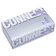 Перчатки смотровые нитриловые CONNECT, голубые, 50 пар (100 штук), размер S (малые), - 631129