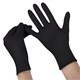 Перчатки нитриловые смотровые SFM Supersoft N136, 100 пар (200 шт.), размер L (большой), черные 631516
