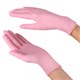 Перчатки нитриловые смотровые SFM Supersoft PINK, 100 пар (200 шт.), размер M (средний), розовые 631518