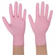 Перчатки нитриловые смотровые SFM Supersoft PINK, 100 пар (200 шт.), размер S (малый), розовые 631517