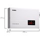 Стабилизатор SVEN SLIM-500 LCD, 400 Вт, 140-260 В, 1 евророзетка, настенное крепление, SV-012809 354893