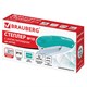 степлeр №10 BRAUBERG "Original", до 12 листов, с антистеплeром, бирюзовый, 227765 227765