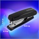 степлeр №10 BRAUBERG "Standard", до 20 листов, черный, 272754 272754