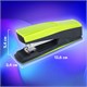 степлeр №24/6, 26/6 BRAUBERG "SUPER", до 30 листов, зелено-черный, 272741 272741