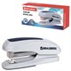 степлeр №24/6, 26/6 BRAUBERG "Extra", до 30 листов, серо-синий, 229087 229087