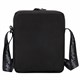 Сумка на плечо HEIKKI COMPACT (ХЕЙКИ) с карманом, черная с принтом, 23х17х5 см, 272629 272629